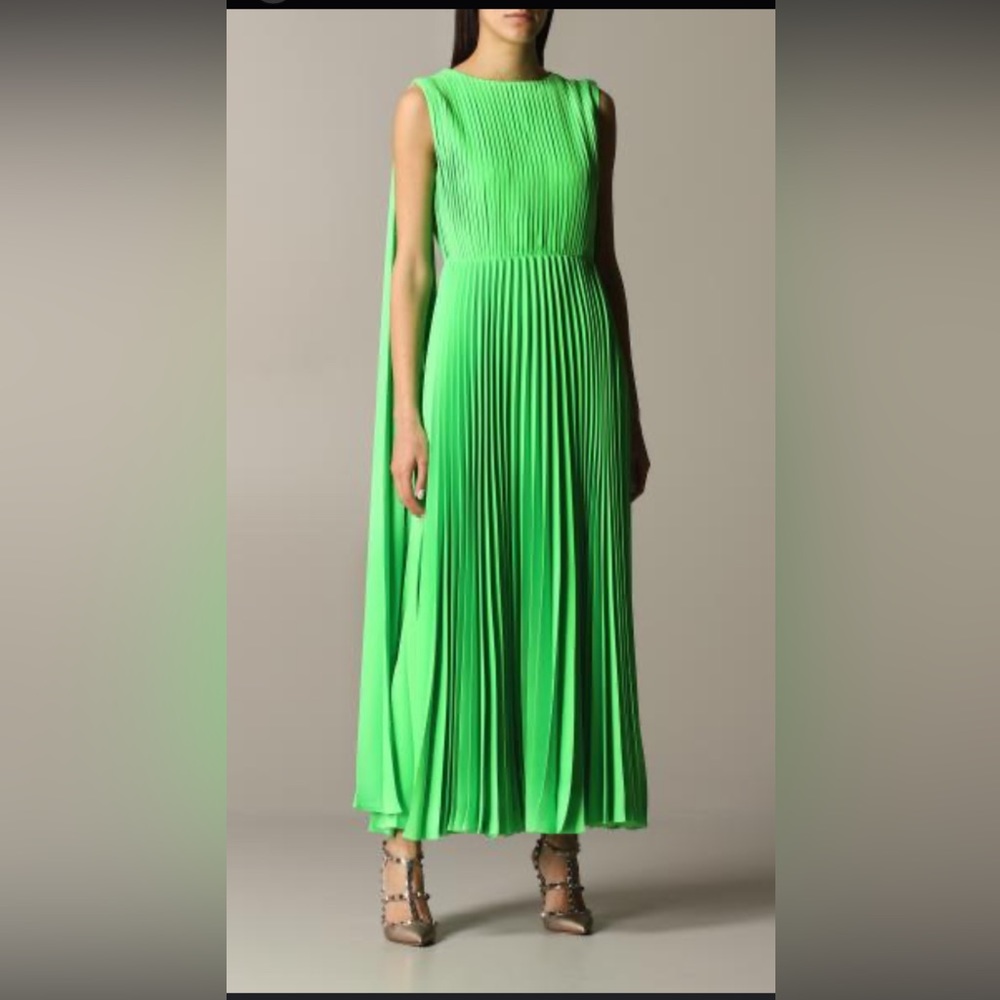 Valentino long and pleated dress